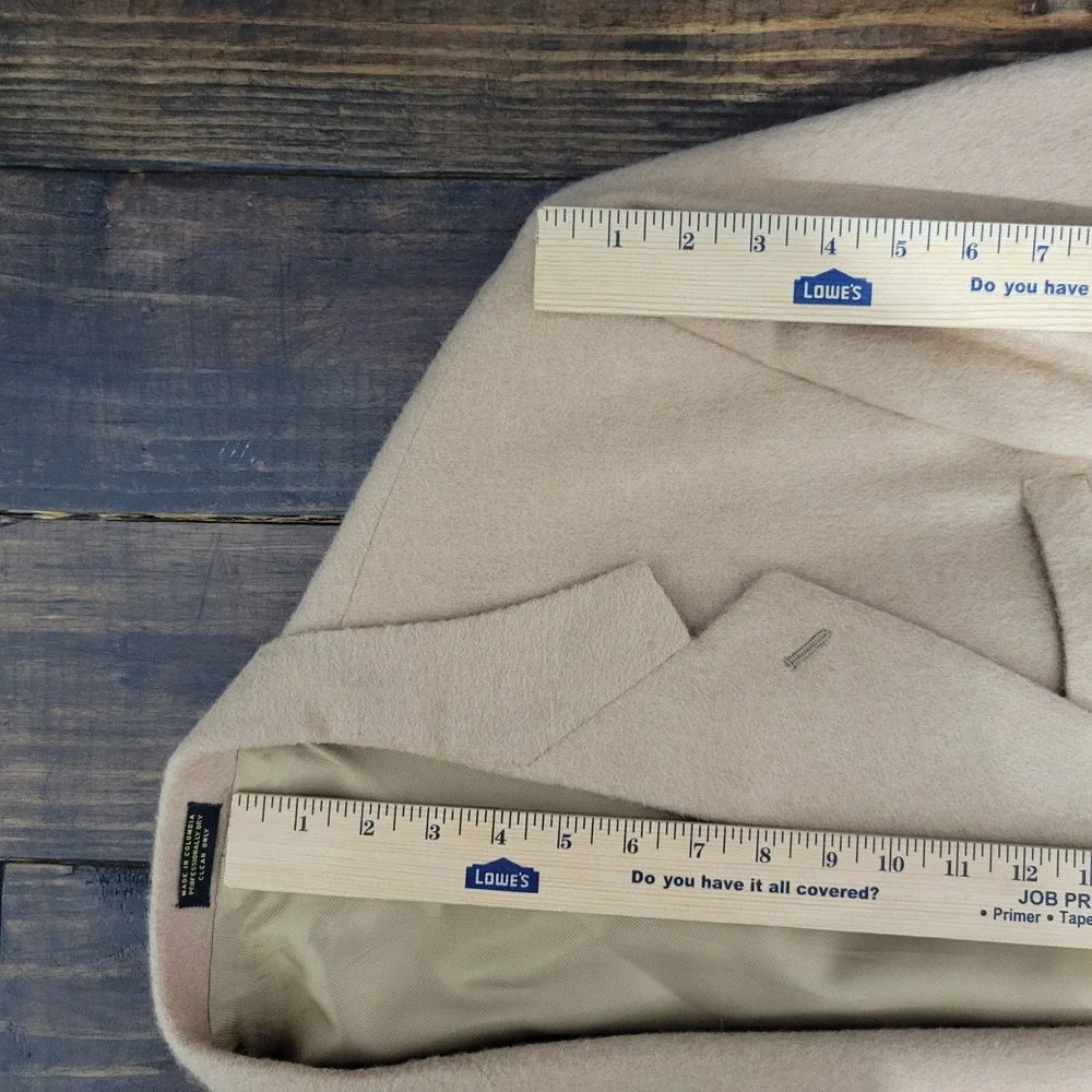 Crop & Saddle Men's Sport Coat Blazer Two Button‎ Beige Camel Hair Size 46R